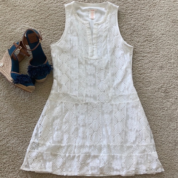 Esley Dresses & Skirts - Esley White Lace Dress